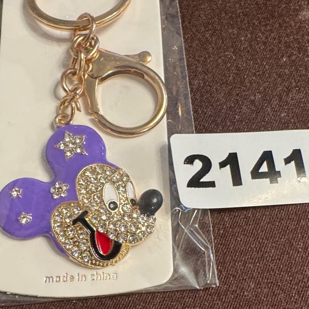 2141 Micky Mouse Key‎ Ring, Bag Charm